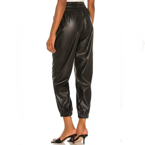 NWT Blank NYC Faux Leather Night Crawling Joggers Plus Size 2X
